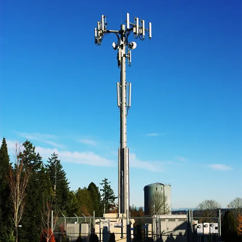 Apakah jangka hayat tipikal menara paip keluli monopole