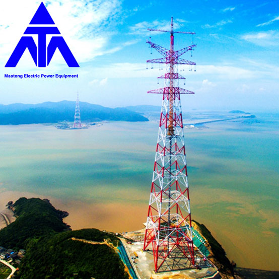 Talian Penghantaran Galvani Kuasa Elektrik Menara 800KV