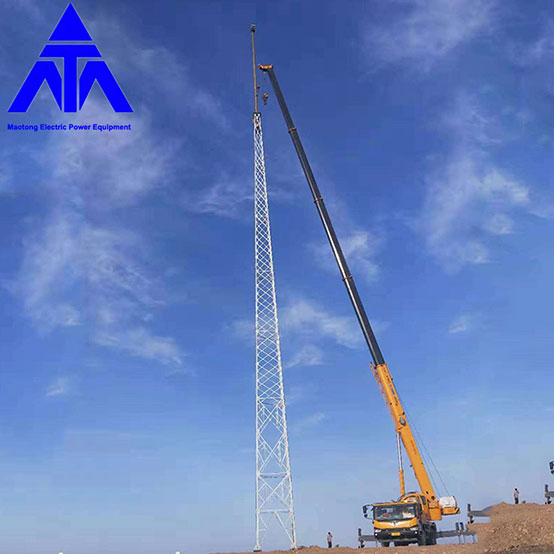 Perlindungan Menara Kilat Antena Menara Besi Sudut Keluli